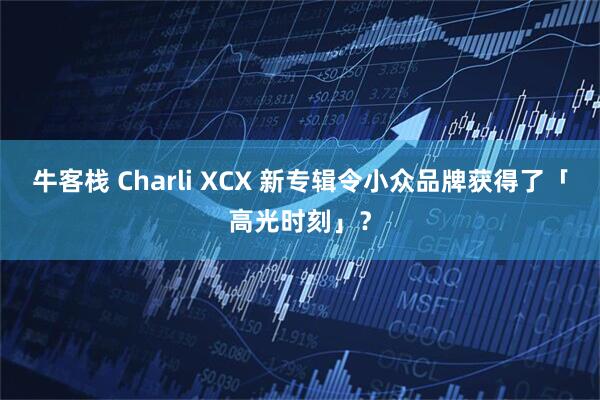 牛客栈 Charli XCX 新专辑令小众品牌获得了「高光时刻」？